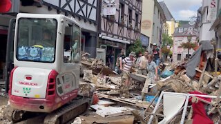 Clean-up Operations Underway In Western Germany After Deadly Flooding