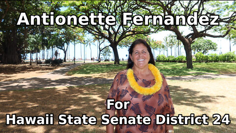 Antionette Fernandez for Hawaii State Senate District 24