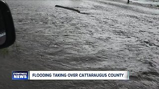Cattaraugus County crews cleaning up after flooding this weekend