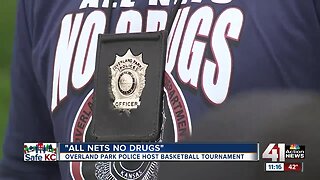 Overland Park police connect with kids through basketball