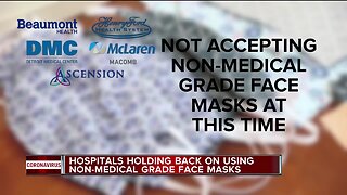 Hospitals appreciate your handmade masks, but are declining donations