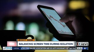 Balancing screen time during isolation