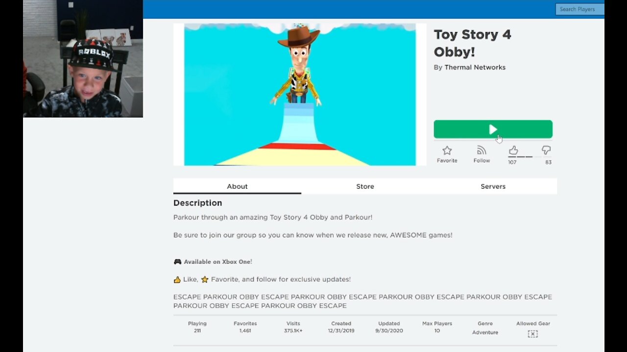 Roblox Toy Story Obby Gobucknutz - how to join roblox groups on xbox one