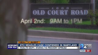 Fourth case of measles diagnoses in Maryland