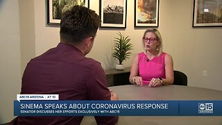 Sinema speaks out about coronavirus response