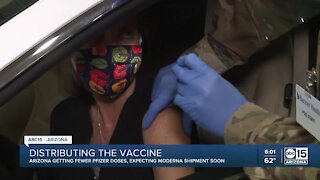 Distributing the COVID-19 vaccine in Arizona