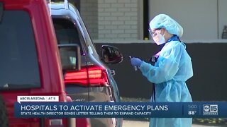 Arizona hospitals to activate emergency plans