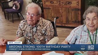 Arizona celebrates 100th birthday party