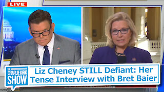 Liz Cheney STILL Defiant: Her Tense Interview with Bret Baier