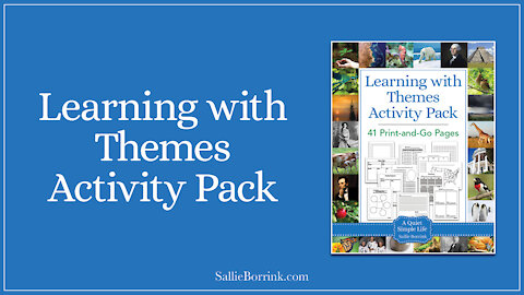 Unit Study and Learning With Themes Printable Activity Pack