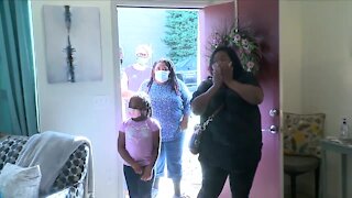 Denver single mother surprised with special gift in new home
