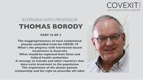 Professor Borody Talks about Early Treatment of COVID-19 - Part 2 - September 2020