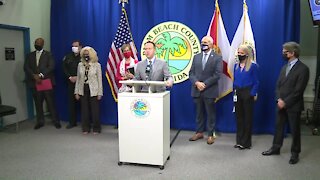 Palm Beach County leaders give update on COVID-19 cases, vaccinations