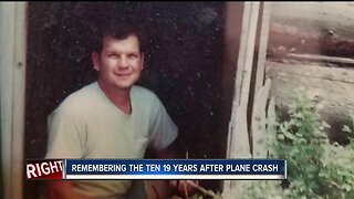 Remembering the ten 19 years after plane crash