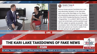 Trump-Endorsed AZ Gubernatorial Candidate Kari Lake Responds to Bret Baier's Fake News Attack
