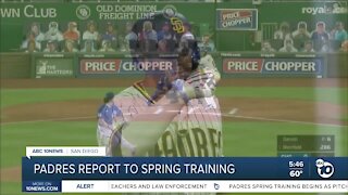 Padres begin spring training