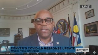 Denver officials hold update on COVID-19, youth violence