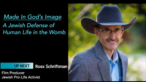 Ross Schriftman Speaks in Made In God's Image - A Jewish Defense of Human Life in the Womb