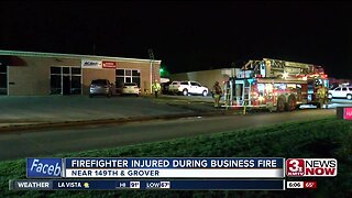 Firefighter injured