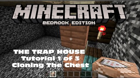 Minecraft House Build with Booby Trap Chest - Tutorial 1