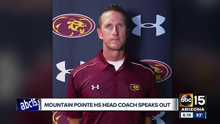 Mountain Pointe head coach speaks out after assistant was fired