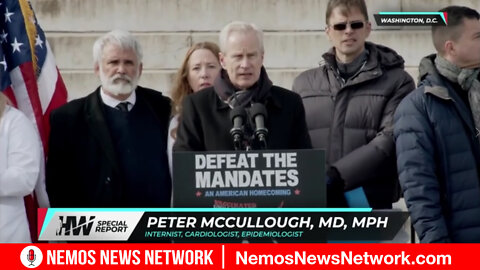 Powerful speech by Dr. Peter McCullough - Defeat The Mandates March in D.C. 1-23-2022