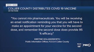 Collier residents received their vaccinations