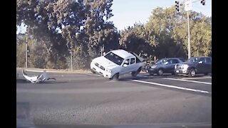Mysterious Crash At Junction