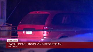 One man dead after crash involving a pedestrian