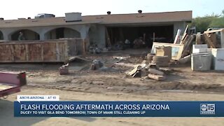 Flash flooding aftermath across Arizona