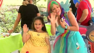 Palm Beach Children’s Hospital holds Halloween party for patients
