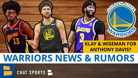 Warriors Rumors: Trade Klay Thompson & James Wiseman For Anthony Davis? Colin Cowherd Trade REACTION