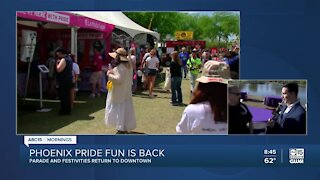Phoenix Pride festival and parade is back after COVID-19 hiatus