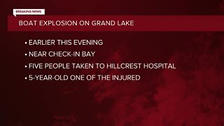 Boat Explosion on Grand Lake