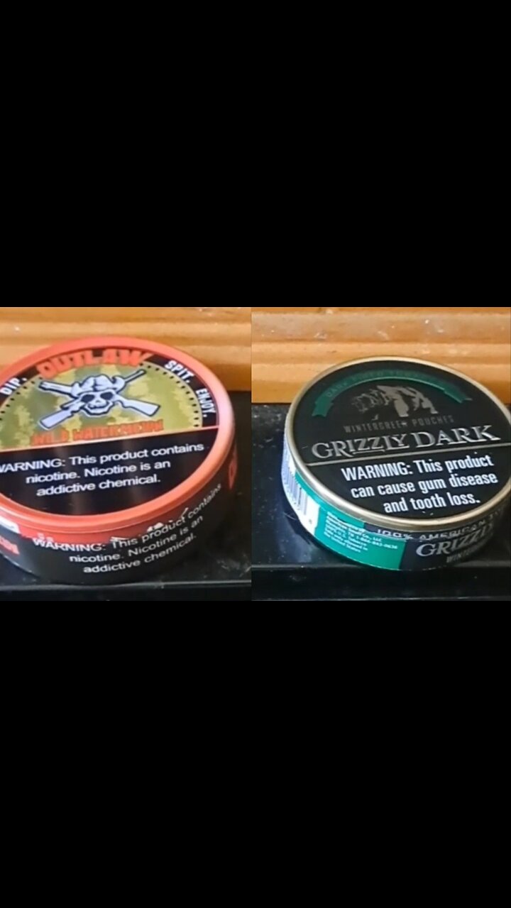 Crazy Dip Combinations (Grizzly Dark Wintergreen Pouches and Outlaw ...