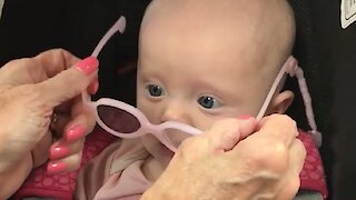 Baby Gets Glasses And Can See Clearly For First Time
