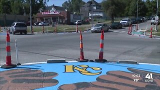 Artwork in Northeast Kansas City aims to improve pedestrian safety