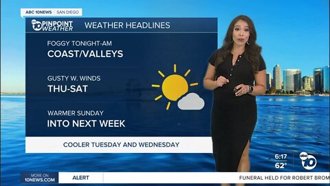 ABC 10News PinPoint Weather With Meteorologist Angelica Campos