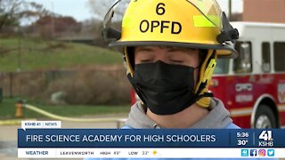 Fire science academy for high school students