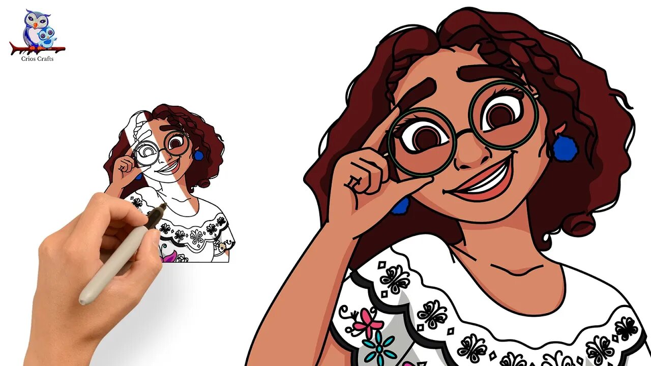 How To Draw Mirabel Madrigal Encanto Disney Art Tutorial