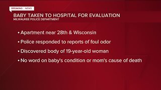 Baby found alive in apartment with body of woman: Milwaukee police