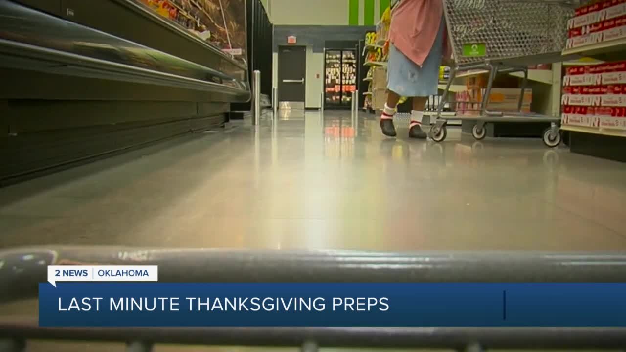 Lastminute Thanksgiving shopping at Oasis Fresh Market