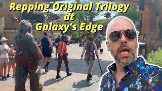 Repping The Original Trilogy at Galaxy's Edge