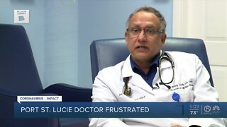 Port St. Lucie doctor still seeing high cases of COVID-19 patients