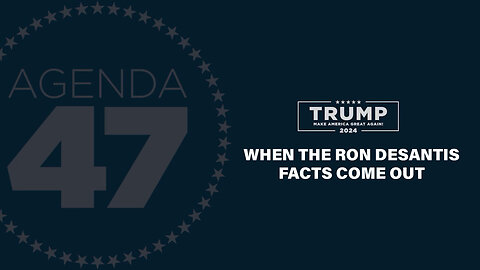 WATCH: New Video from President Donald Trump on the Facts 5/25/2023
