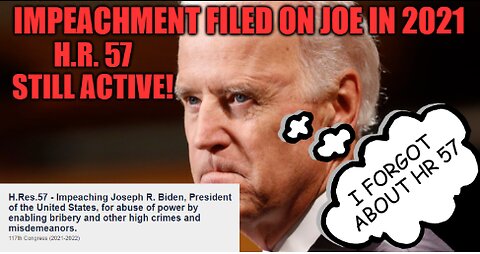1/17/2023- Biden Impeachment was filed! Schiff / Omar wants Joe investigated! You are saving lives!