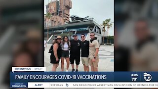 Family encourages COVID-19 vaccinations
