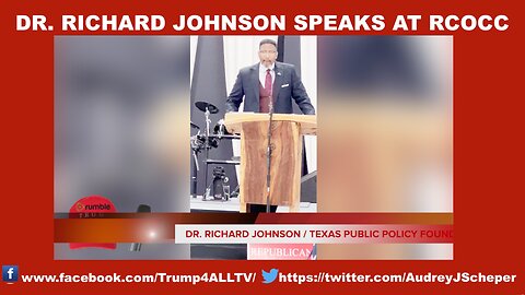 DR. RICHARD A. JOHNSON III, ED.D. SPEAKS AT RCOCC