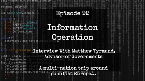 IO Episode 92 - Interview with Matthew Tyrmand, Advisor of Governments