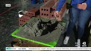 World of Concrete 2022 extreme brick layer competition